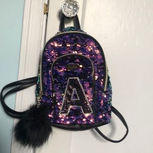 Justice mini backpack barely used great condition